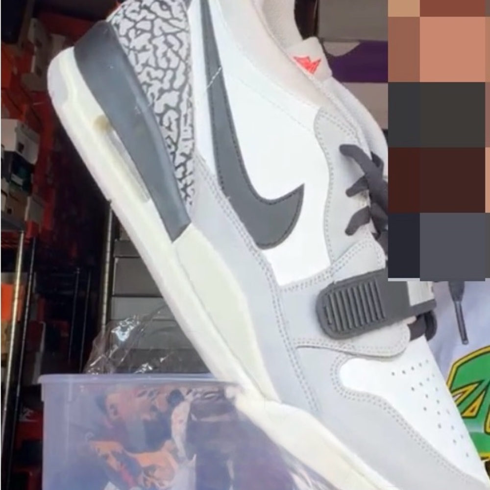 Jordan’s Gray and White Sneakers - Picture 4 of 11
